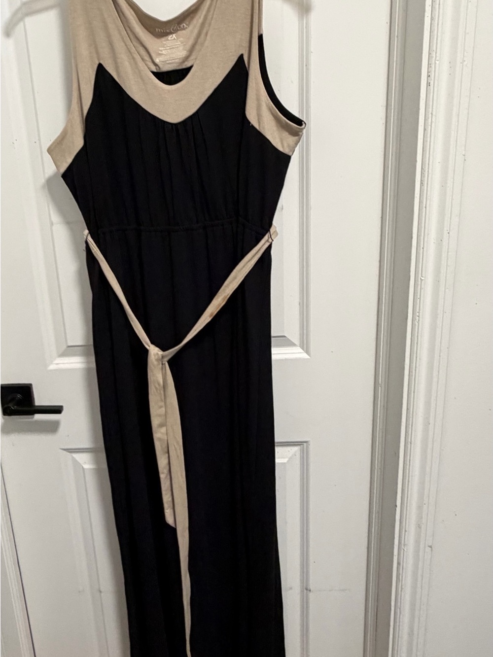 Sleeveless maxi dress 2X